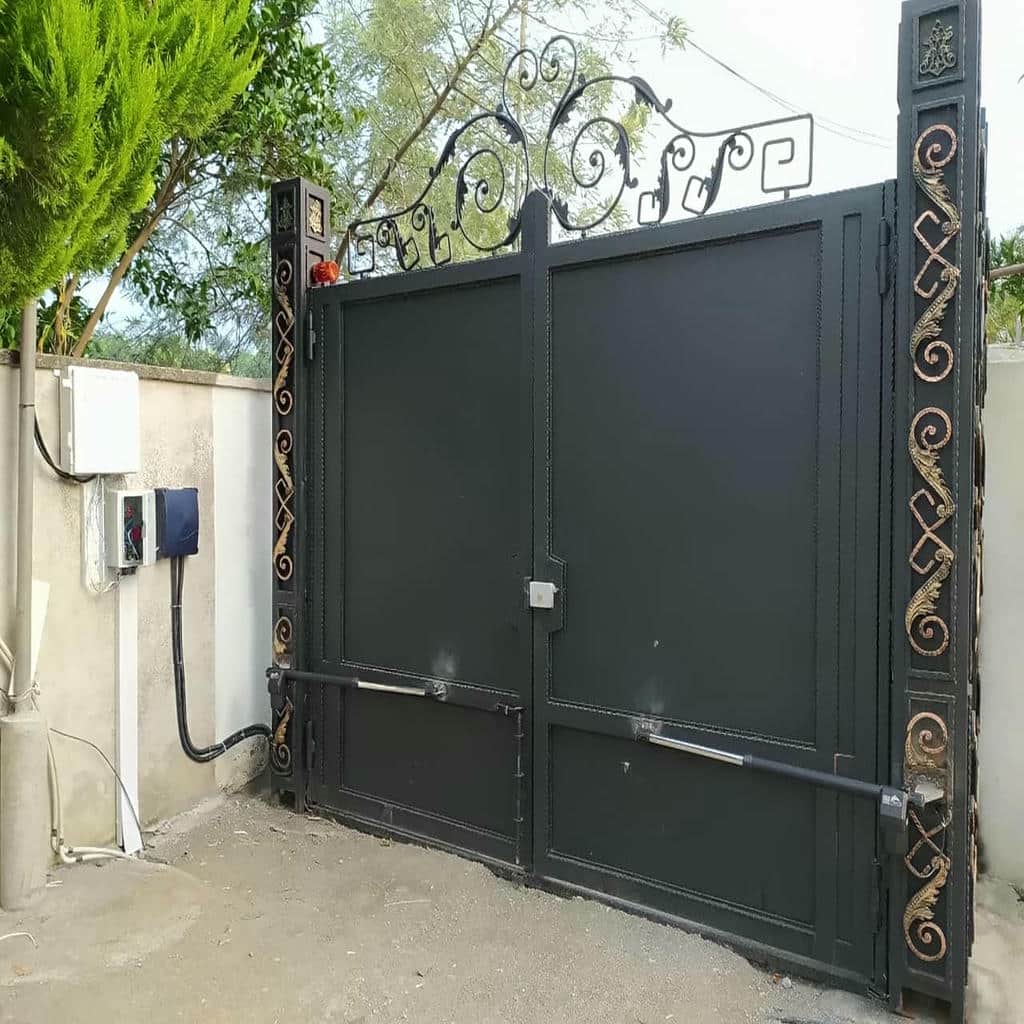 موتور درب پارکینگ با برد کنترل هماهنگ