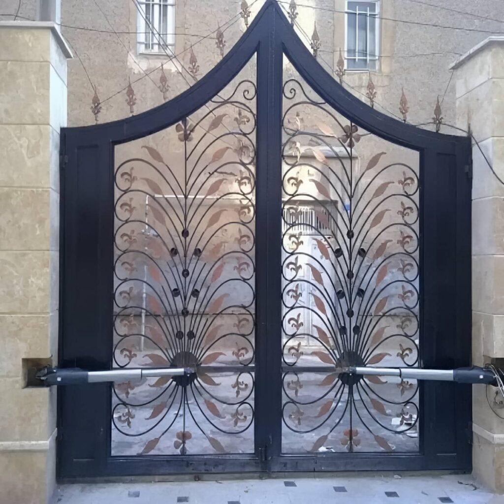 جک درب حیاط بازویی برای ورودی پارکینگ