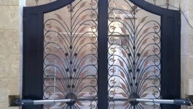 جک درب حیاط بازویی برای ورودی پارکینگ