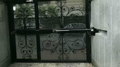 موتور درب پارکینگ با بدنه مقاوم آماده نصب