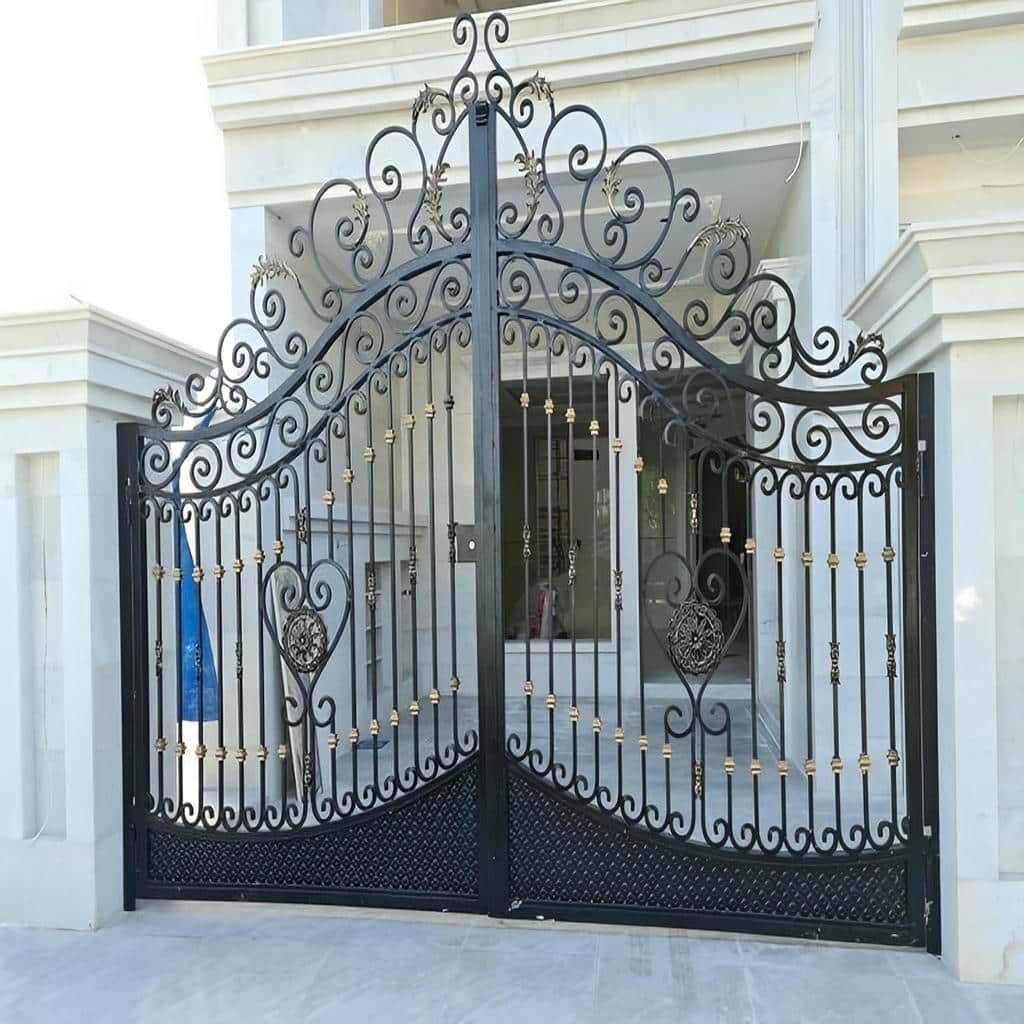 درب شهرکی در مرحله اندازه گیری ورودی