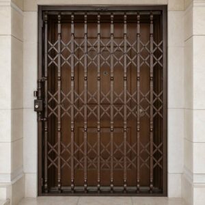 حفاظ درب دستی آکاردئونی