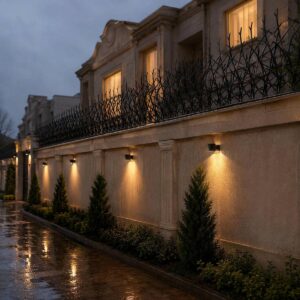 نرده بالای دیوار شاخ گوزنی