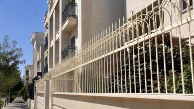 حفاظ دیوار حیاط با پوشش مقاوم فضای باز