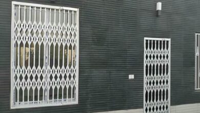 حفاظ پنجره متحرک با رنگ هماهنگ با نما