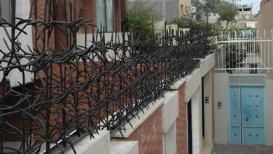 قیمت نرده حفاظ بالای دیوار
