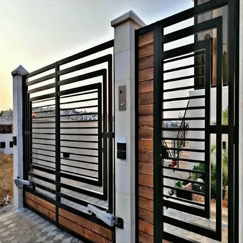 جک درب پارکینگ استان یزد کنار ورودی مسکونی ساده