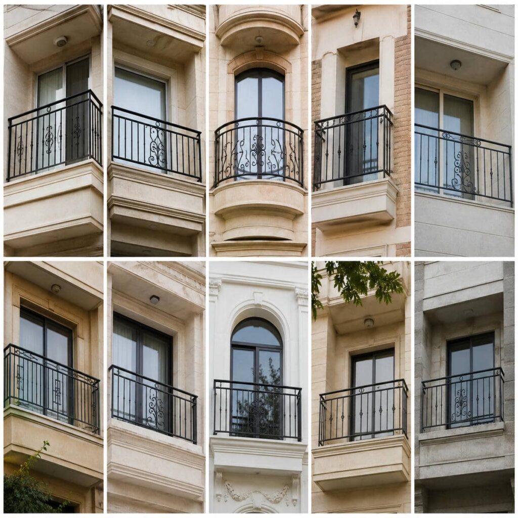 حفاظ بالکن استان زنجان با رنگ هماهنگ نما