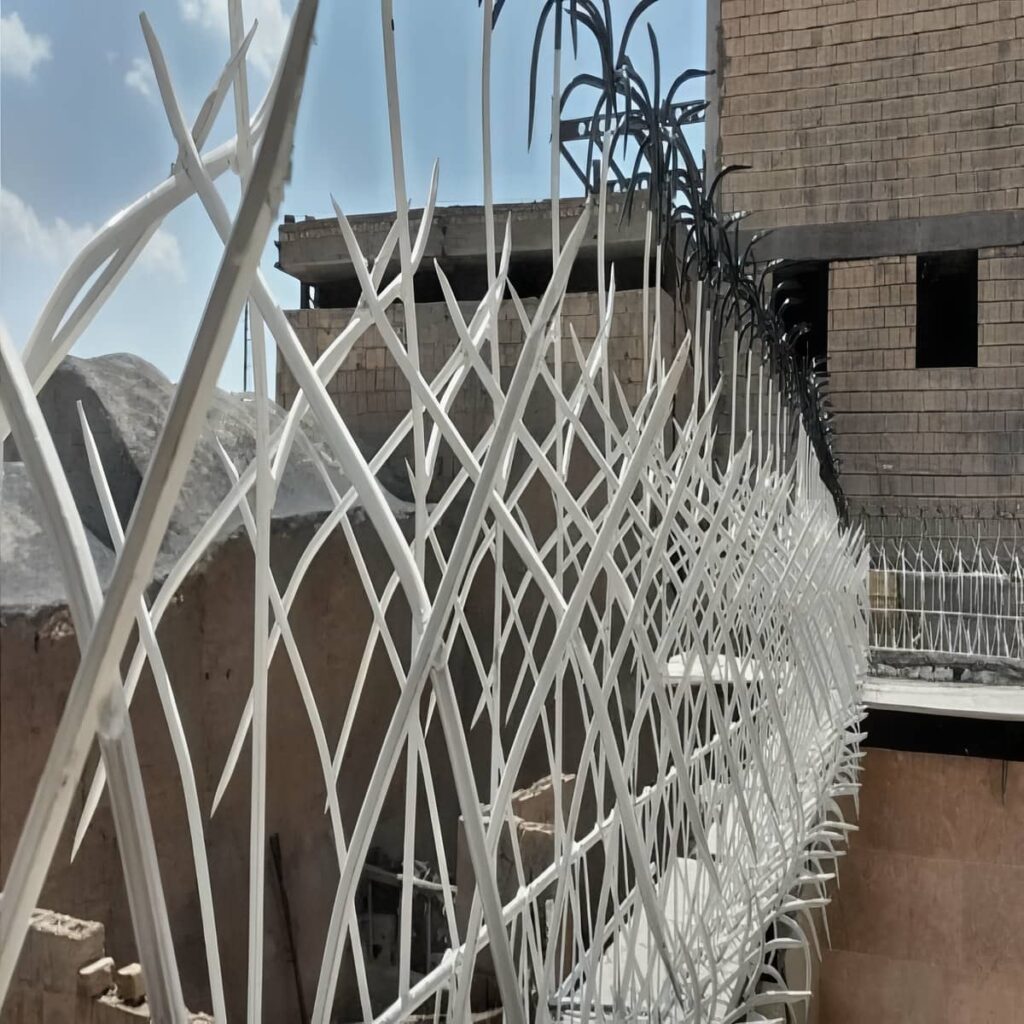 حفاظ دیوار با جوشکاری یکنواخت و شاسی هماهنگ