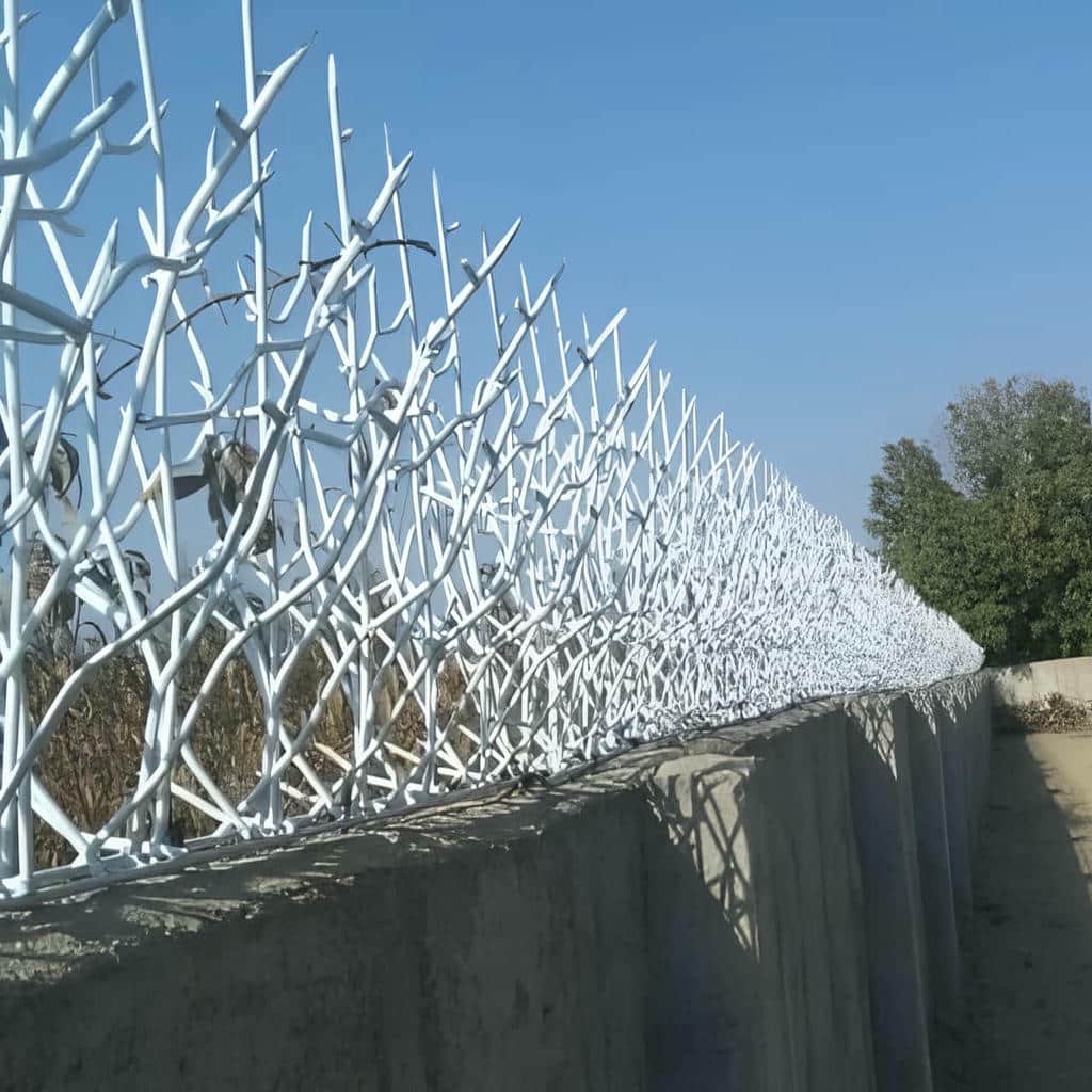 حفاظ دیوار سرنیزه ای با رنگ سفارشی