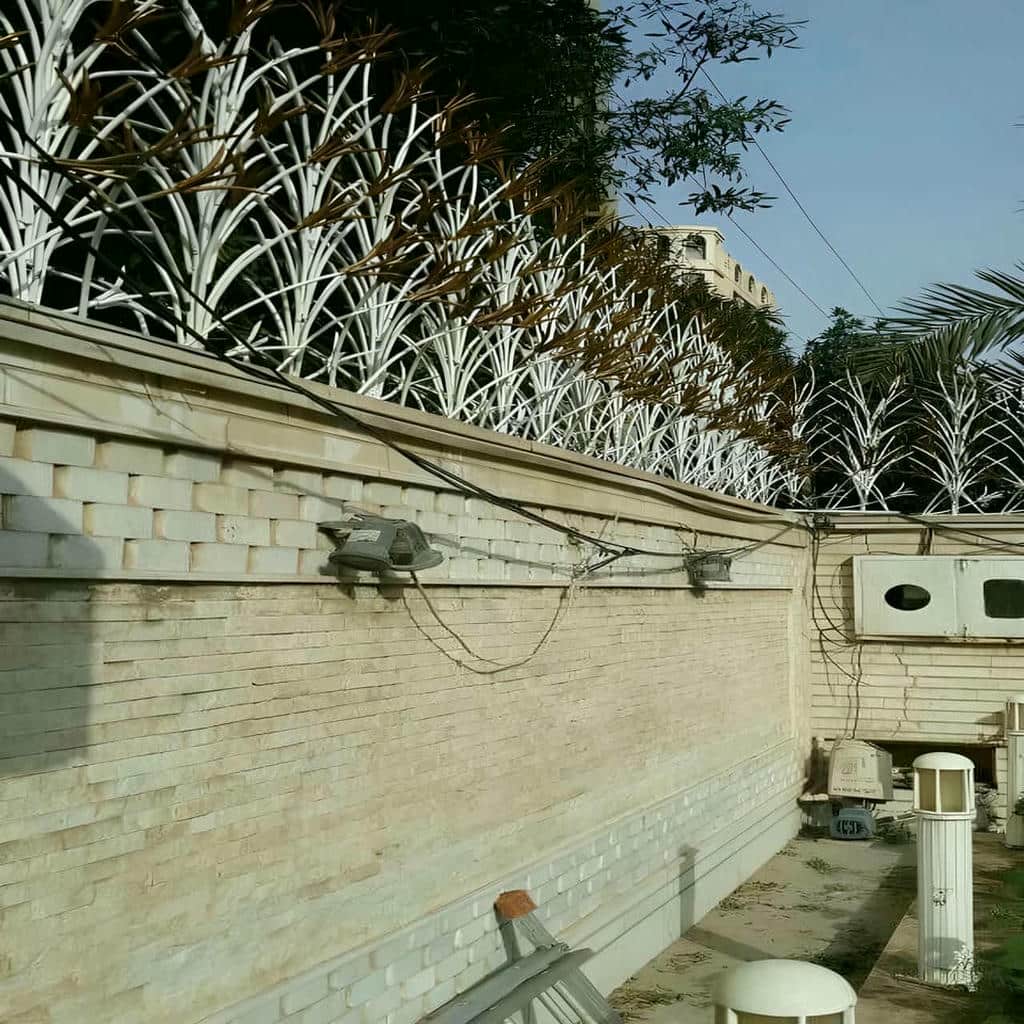 حفاظ دیوار فلزی آماده ترمیم پوشش