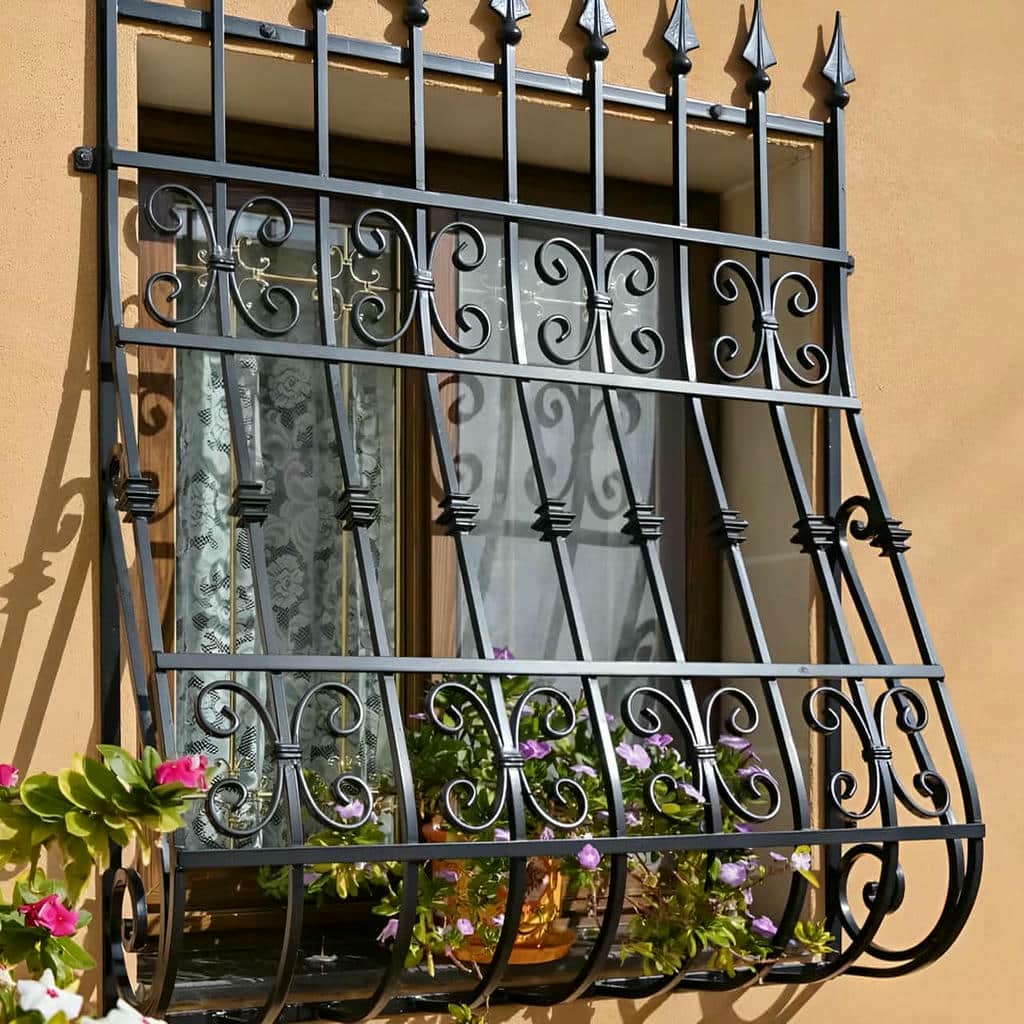 حفاظ پنجره رنگ شده برای پروژه مسکونی زاهدان
