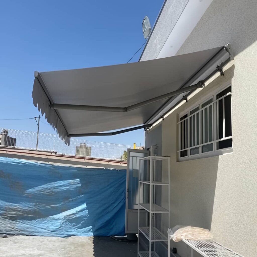 سایبان برقی استان ایلام برای پروژه نوساز