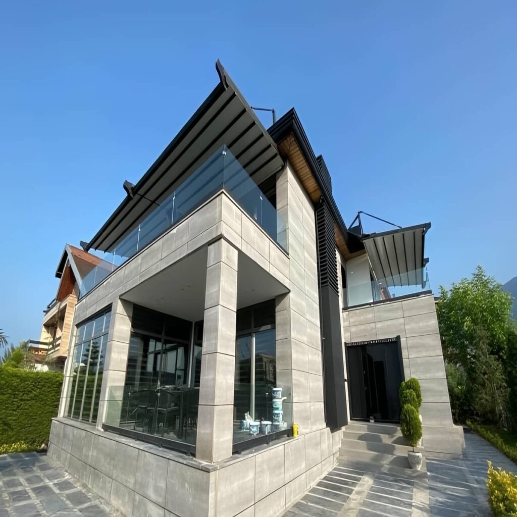 سایه بان اتوماتیک استان لرستان برای تراس