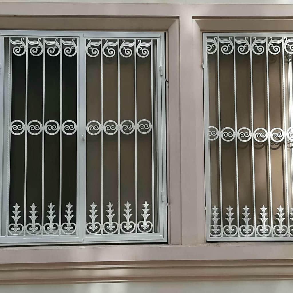 گارد پنجره رنگ شده برای ساختمان استان اردبیل