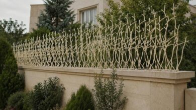 حفاظ دیوار سفارشی مشکی در یزد