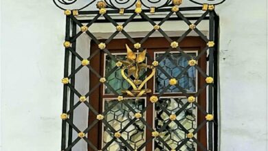 حفاظ پنجره مشکی سفارشی با ابعاد دقیق زاهدان