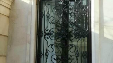 حفاظ پنجره مشکی مدرن استان چهارمحال و بختیاری