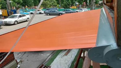 سایبان برقی استان آذربایجان شرقی با پوشش کرم