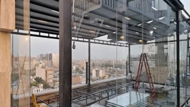 سایبان برقی استان خراسان جنوبی با پوشش کرم ورودی