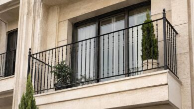 نرده بالکن سفارشی استان فارس با ارتفاع اختصاصی