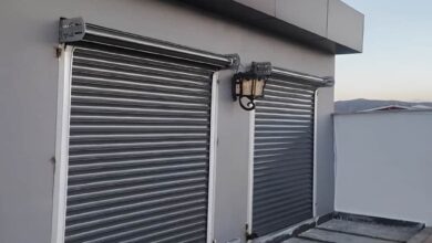 کرکره برقی سفید سفارشی در استان قزوین