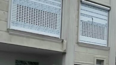 کرکره برقی سفید سفارشی در قزوین